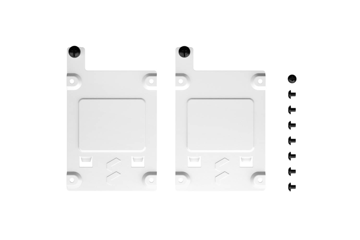 Fractal White SSD Tray kit – Type-B (2-pack)-ACCESSORIES-Fractal-computerspace