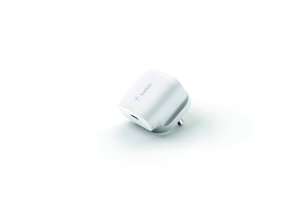 Belkin 18W USB-C Adapter (iPhone Fast Charger for iPhone 13/13 Pro/13 Pro Max/13 Mini, iPhone 12/12 Pro/12 Pro Max/12 Mini, iPad Pro and Type-C Android Phone