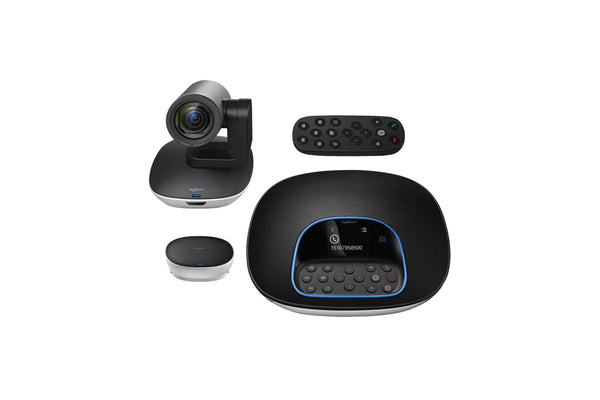 Logitech Group Video Conferencing Bundle with Expansion Mics HD 1080p Camera Speakerphone