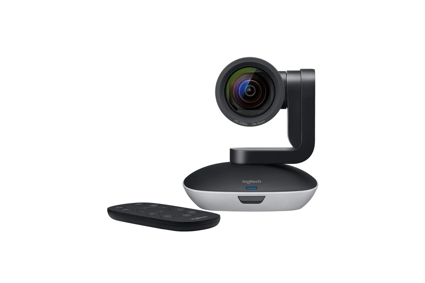 Logitech PTZ PRO 2 Video Camera for Conference Rooms, HD 1080p Video - Auto-Focus USB Black/Silver
