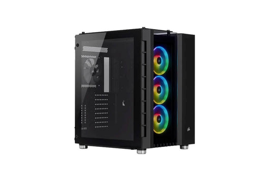 CORSAIR Crystal Series 680X RGB ATX High Airflow Tempered Glass Smart Case Black Cabinet