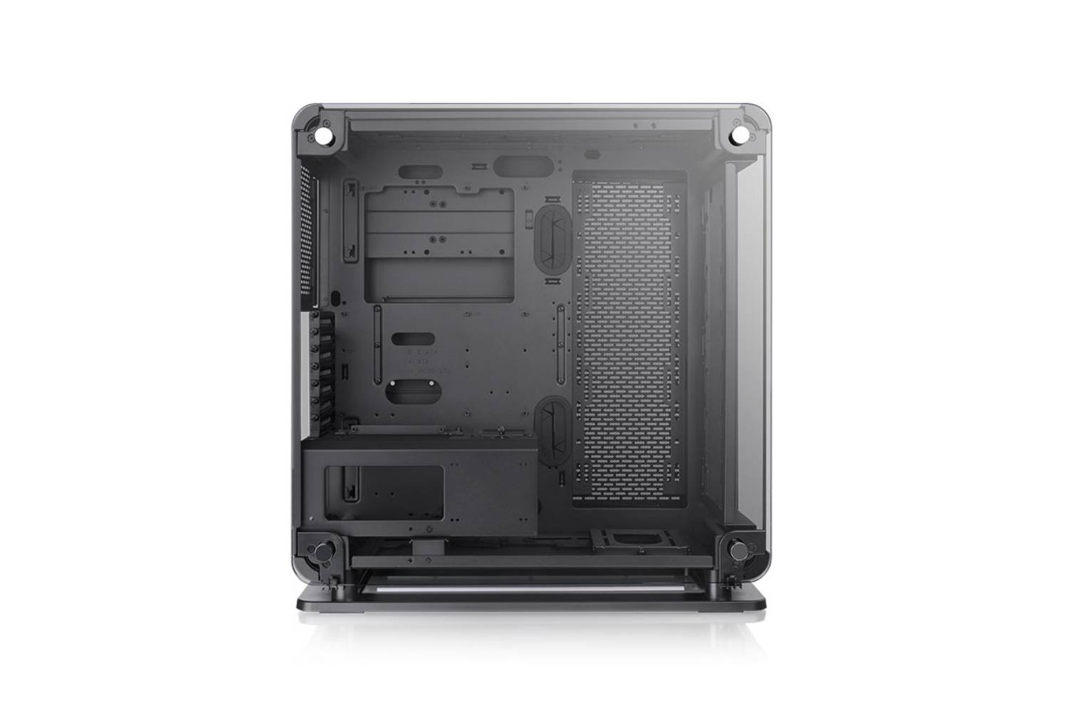 Thermaltake Core P6 Tempered Glass Mid Tower Chassis cabinet - black-CABINETS-Thermaltake-computerspace