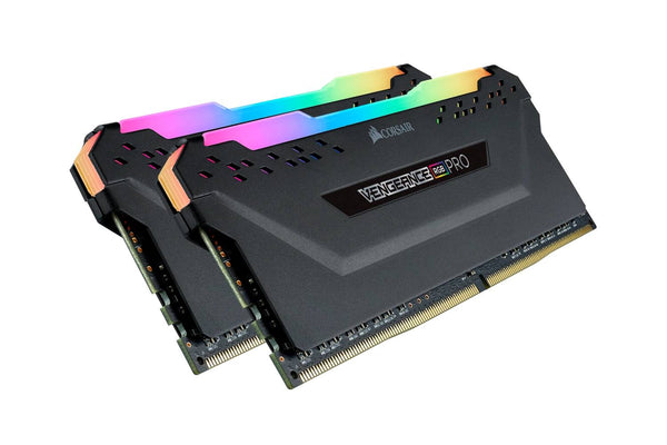 Corsair VENGEANCE RGB Pro 32GB (2 x 16GB) DDR4 DRAM 3600MHz C18 Memory Kit Black
