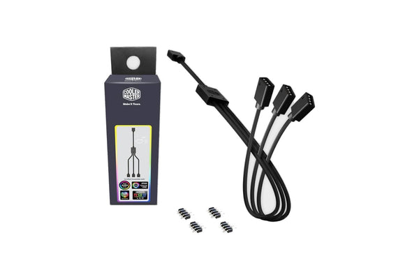 Cooler Master 1 to 3 RGB split cable