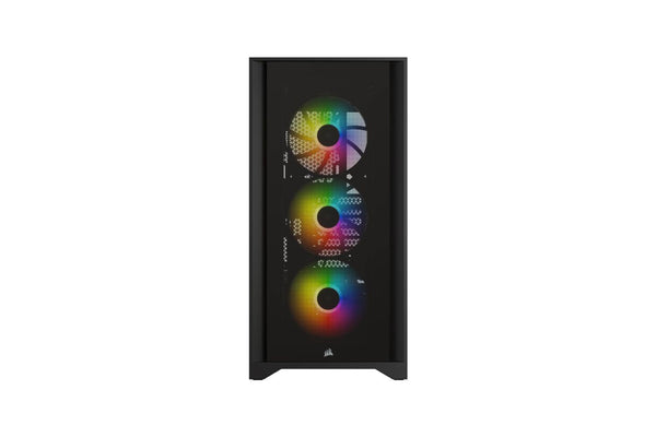 Corsair CUE 4000X RGB Tempered Glass Mid-Tower ATX Case — Black