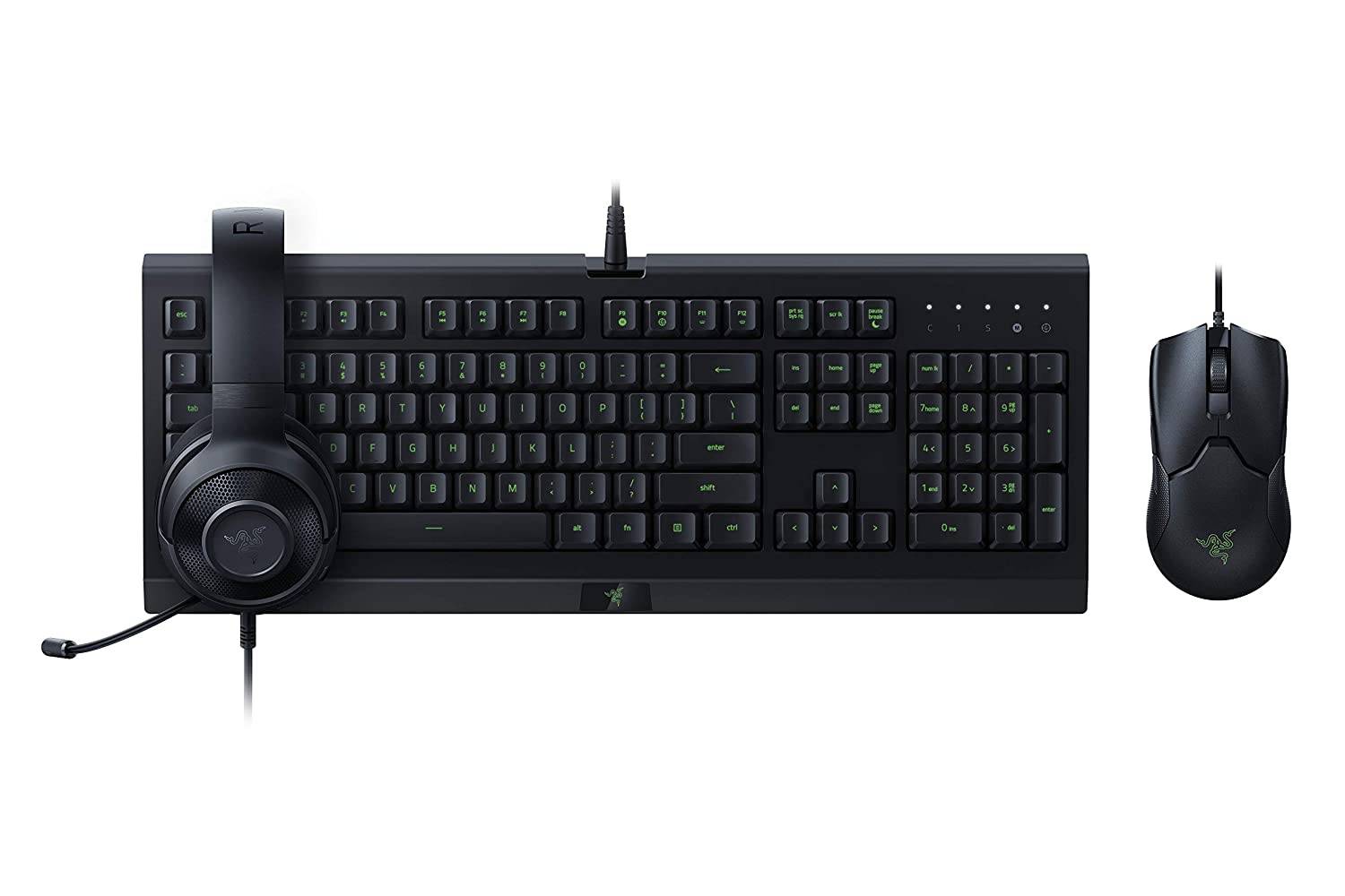 Razer Power Up Bundle RZ85-02740200-B3M1 - Kraken X Lite Gaming Headset, Cynosa Lite Gaming Keyboard, Viper Gaming Mouse