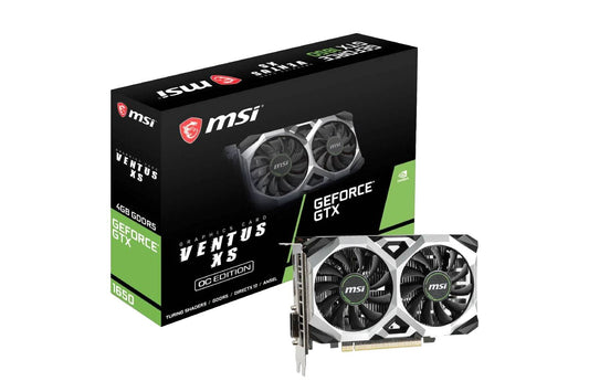 MSI GeForce GTX 1650 4G OC Ventus XS Graphics Card