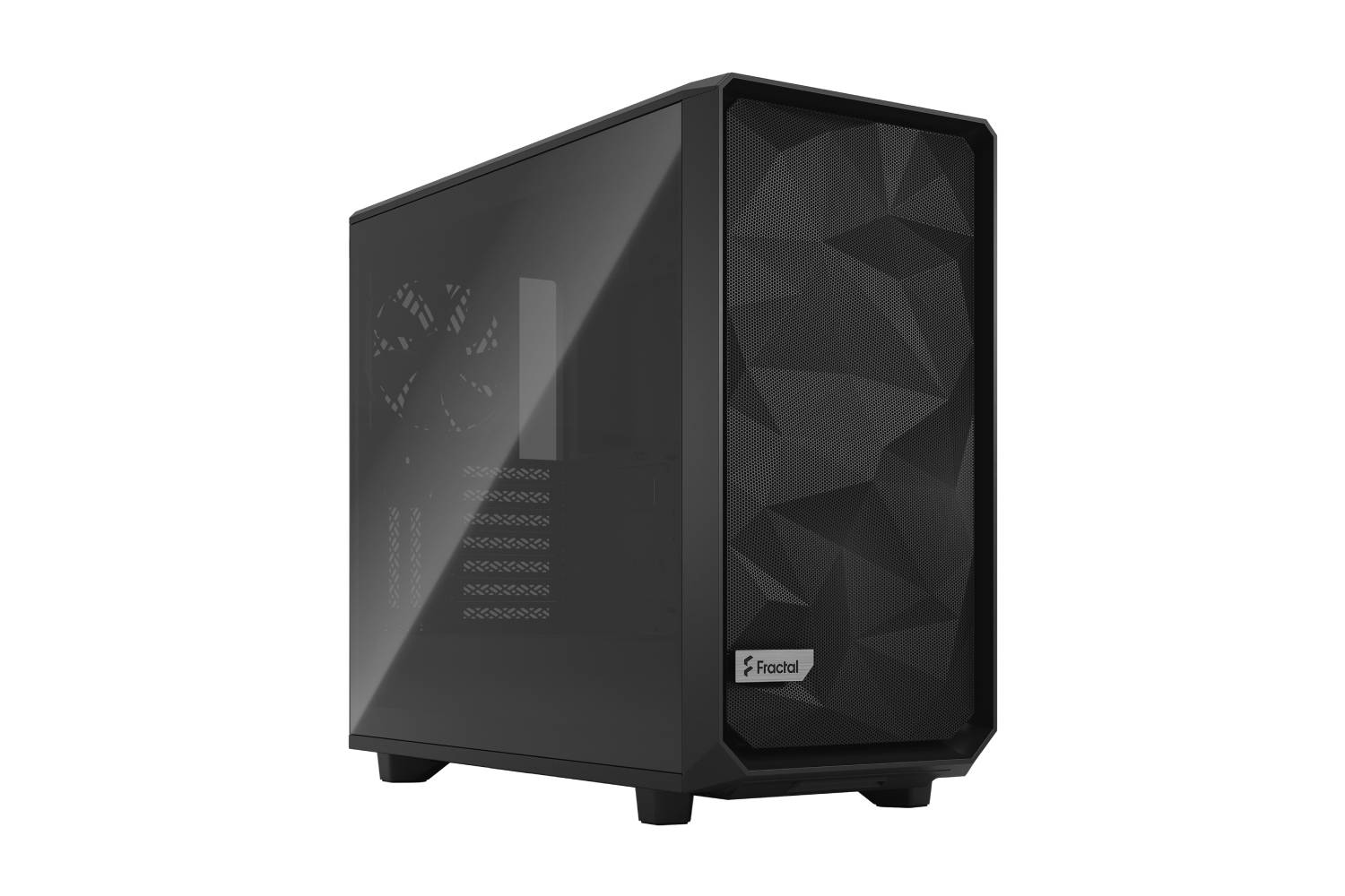 Fractal Meshify 2 Clear Tempered Glass Case Black