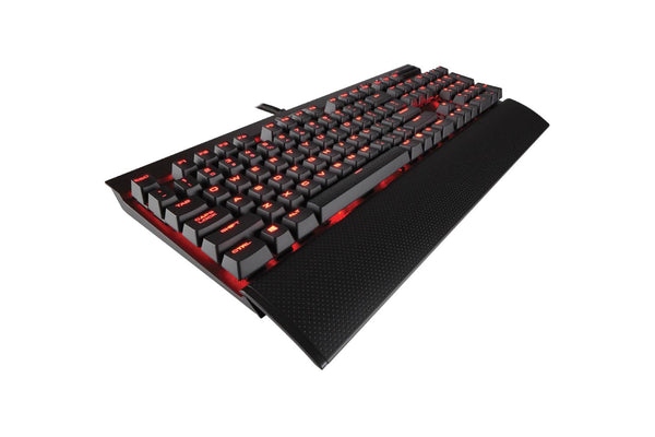 CORSAIR K70 RAPIDFIRE MECHANICAL Speed Silver - Red GAMING KEYBOARD