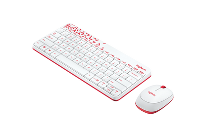 Logitech MK240 Wireless Combo Keyboard and Mouse White