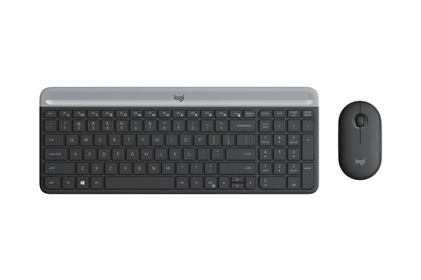 Logitech MK470 Wireless keyboard and Mouse Slim combo - Graphite