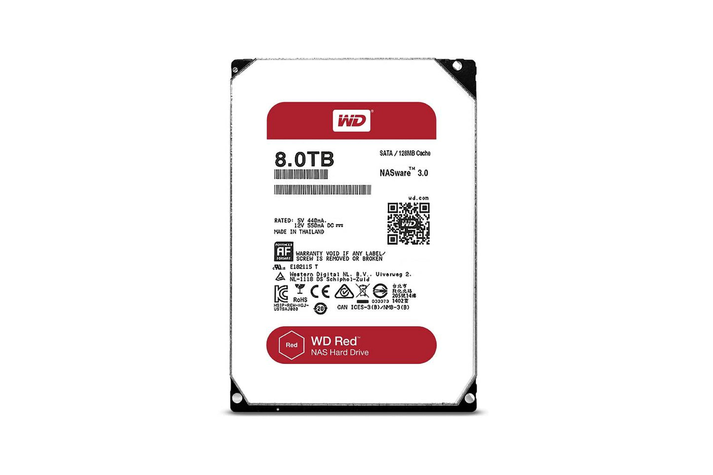 WD Red 8TB NAS Hard Disk Drive (WD80EFAX)