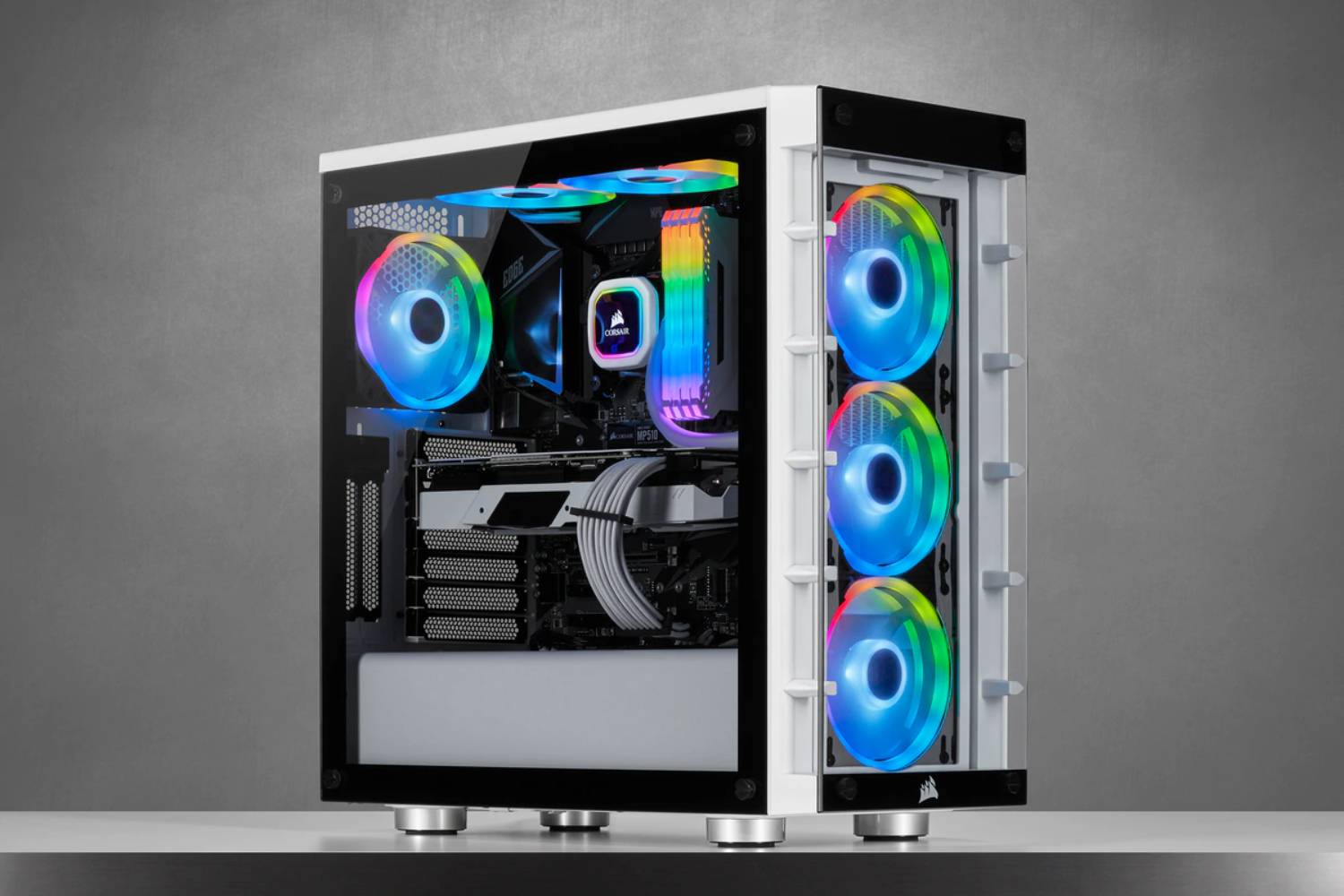 Corsair iCUE QL140 RGB 140mm PWM Dual Fan Kit with Lighting Node CORE