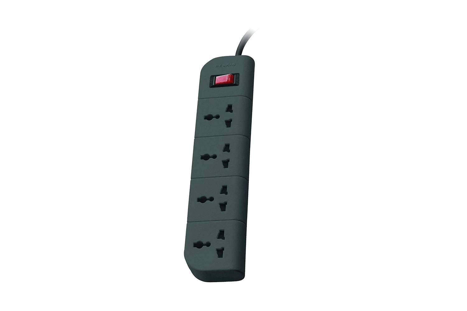 Belkin Essential Series F9E400zb1.5MGRY 4-Socket Surge Protector-Surge Protector-computerspace
