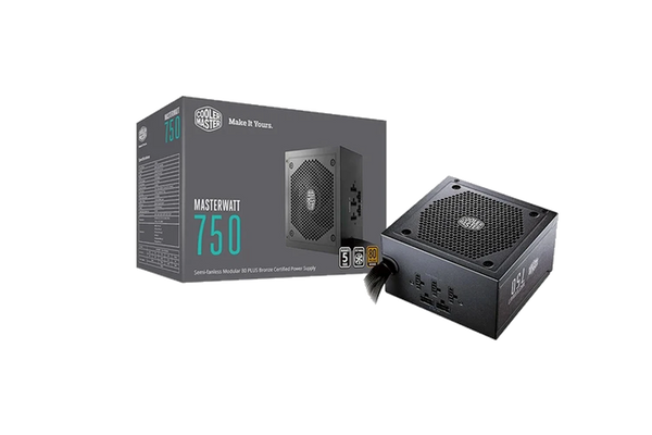 Cooler Master MW Semi-Modular 750W A/UK Cable  Power Supply