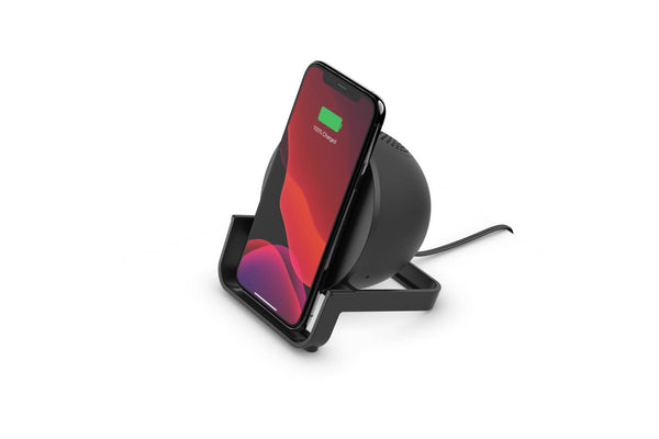 Belkin Wireless Charging Stand + Speaker Black