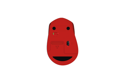 Logitech M331 Silent Plus Mouse Red