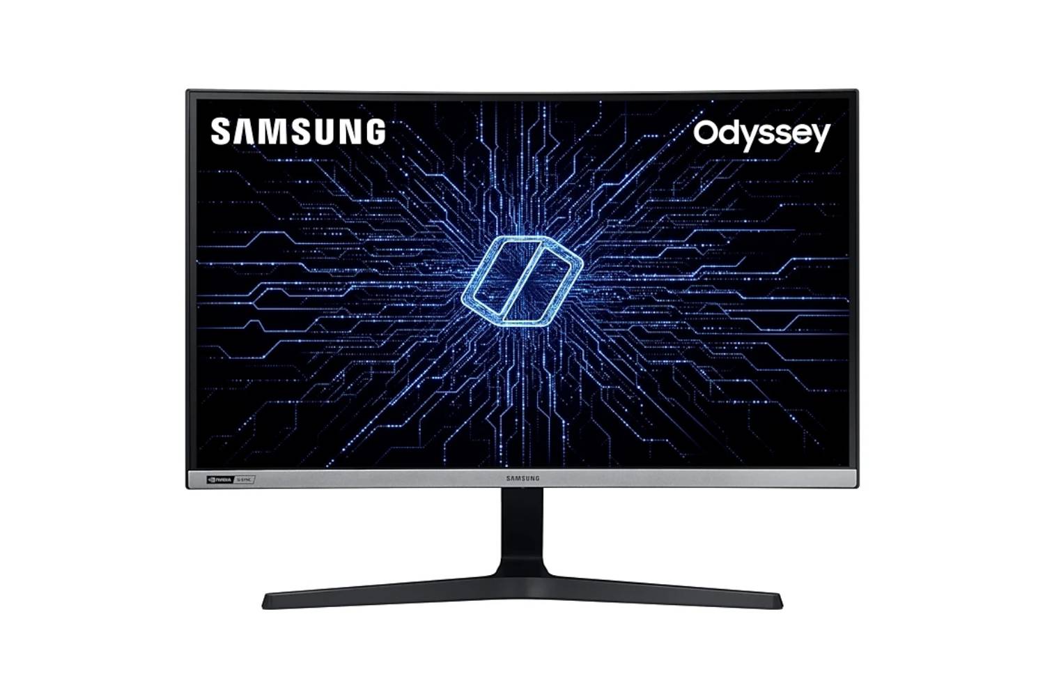 Samsung ZOOM IN 27" with 240Hz LC27RG50FQWXXL Refresh Rate Curved Gaming Monitor