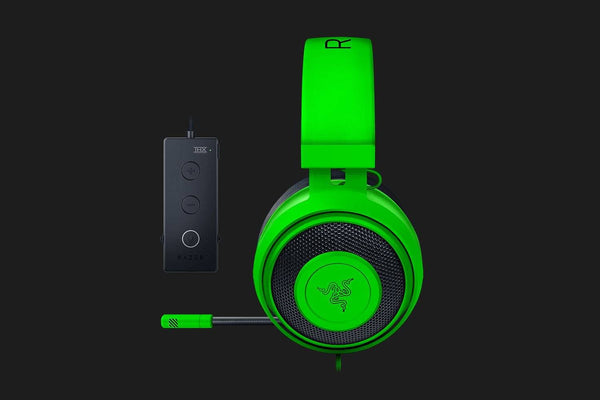Razer Kraken Tournament Edition Wired Gaming Headset with USB Audio Controller - Green - FRML
