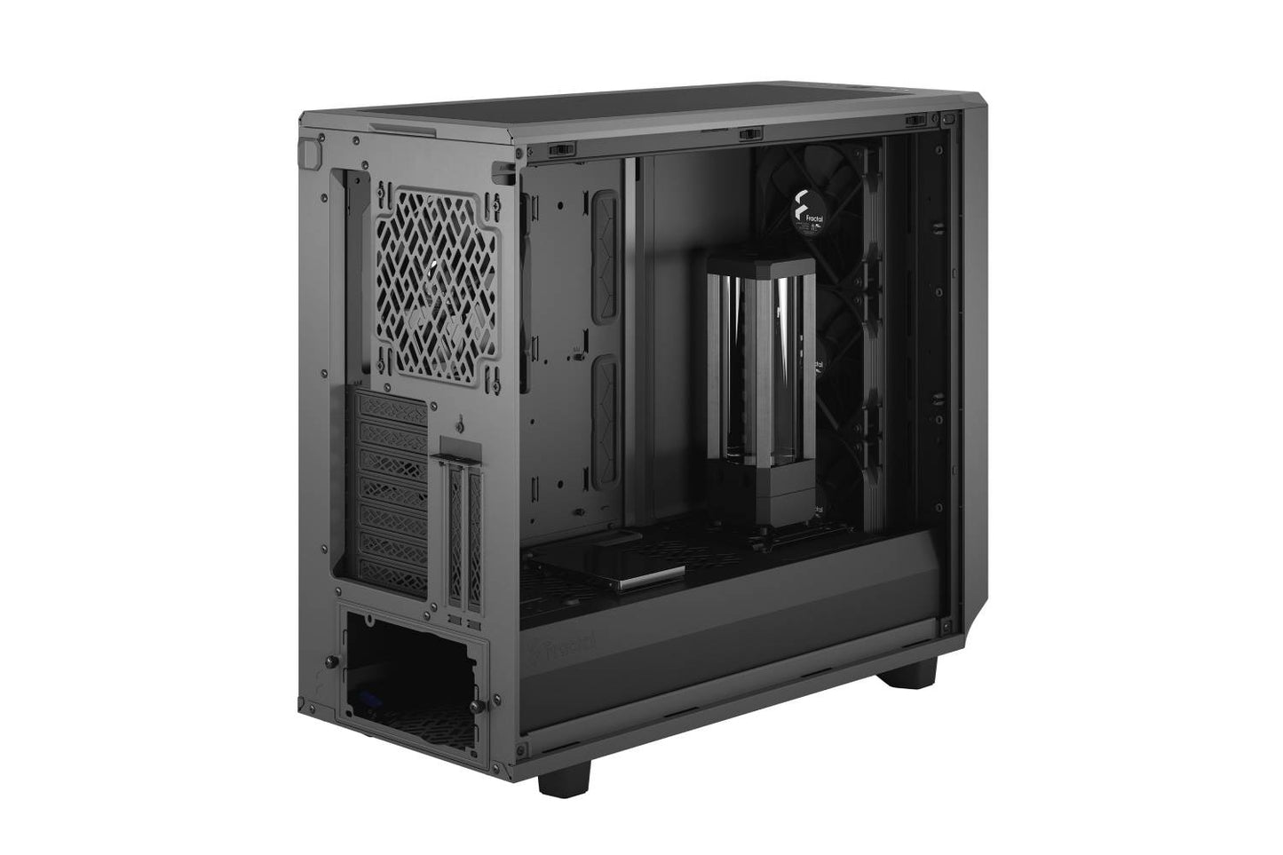 Fractal Meshify 2 Clear Tempered Glass Case Gray