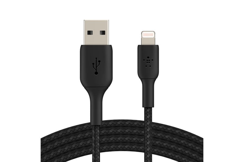 Belkin BOOST CHARGE Braided Lightning to USB-A Cable 1m