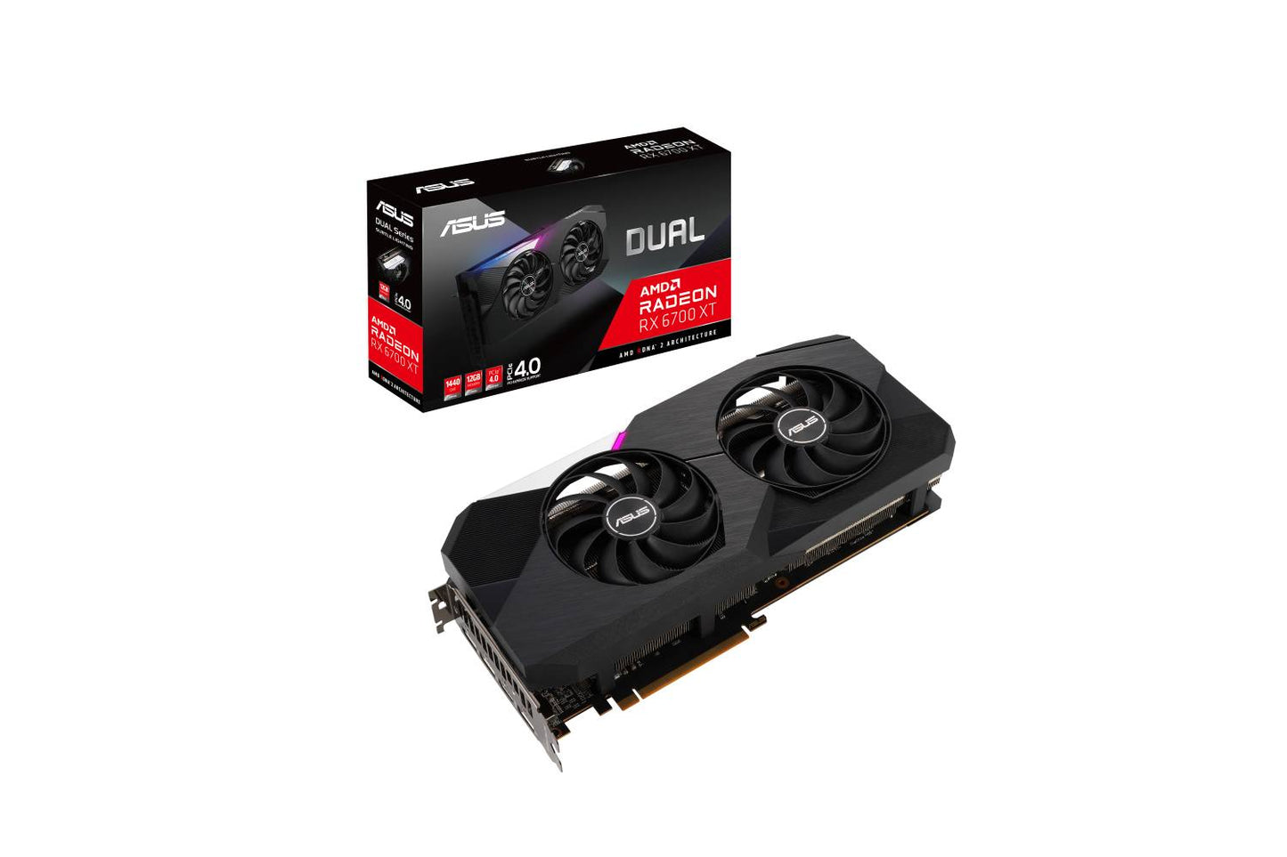 Asus Dual Radeon RX 6700XT Graphics card