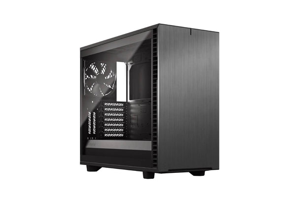 Fractal Define 7 Light Tempered Glass Grey Cabinet