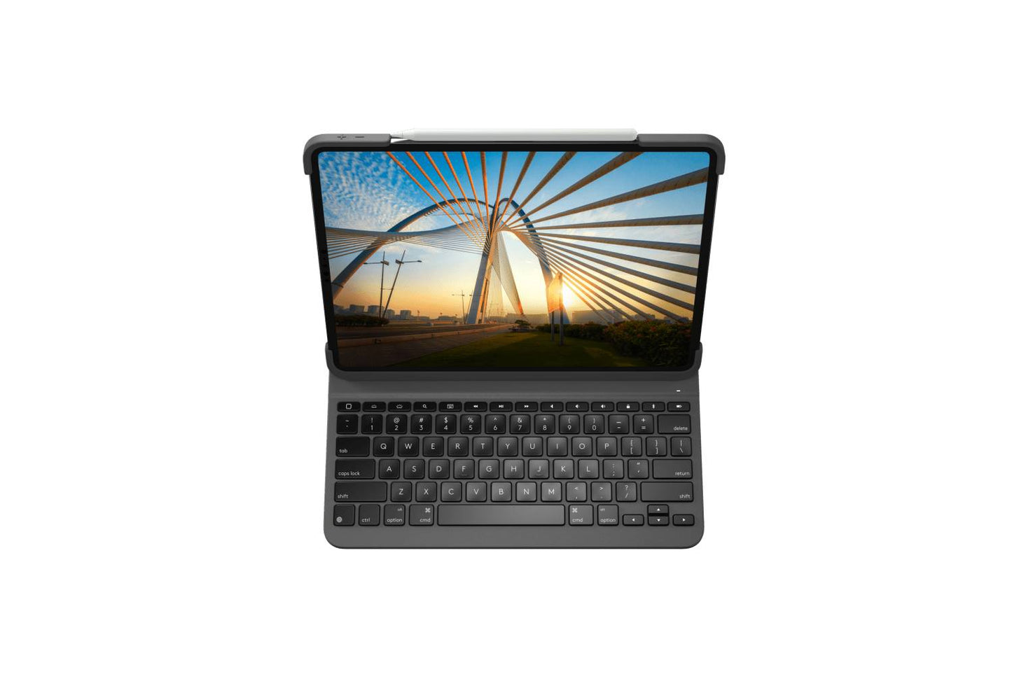 Logitech SLIM FOLIO PRO for iPad Pro 11-inch (1st & 2nd gen) Backlit Keyboard, Advanced Wireless Bluetooth, Magnetic Latch- Black-iPad FOLIO-Logitech-computerspace