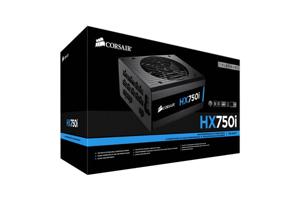 CORSAIR  SMPS (CP-9020072-UK) HX SERIES HX750I PLATINUM 750W Power Supply