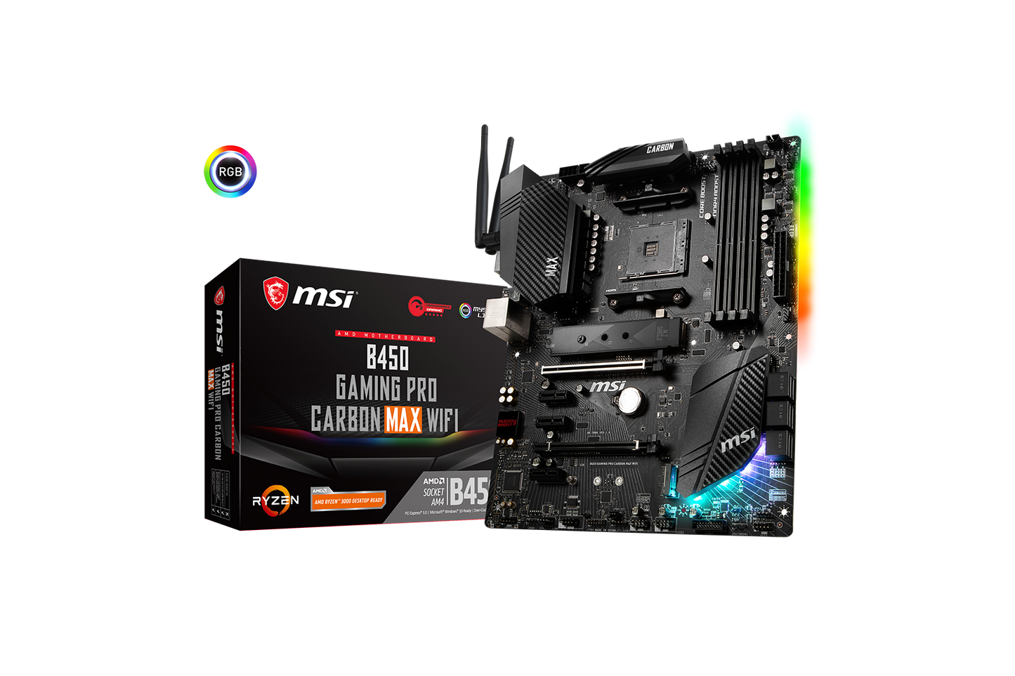 MSI B450 Gaming PRO Carbon MAX wifi Motherboard