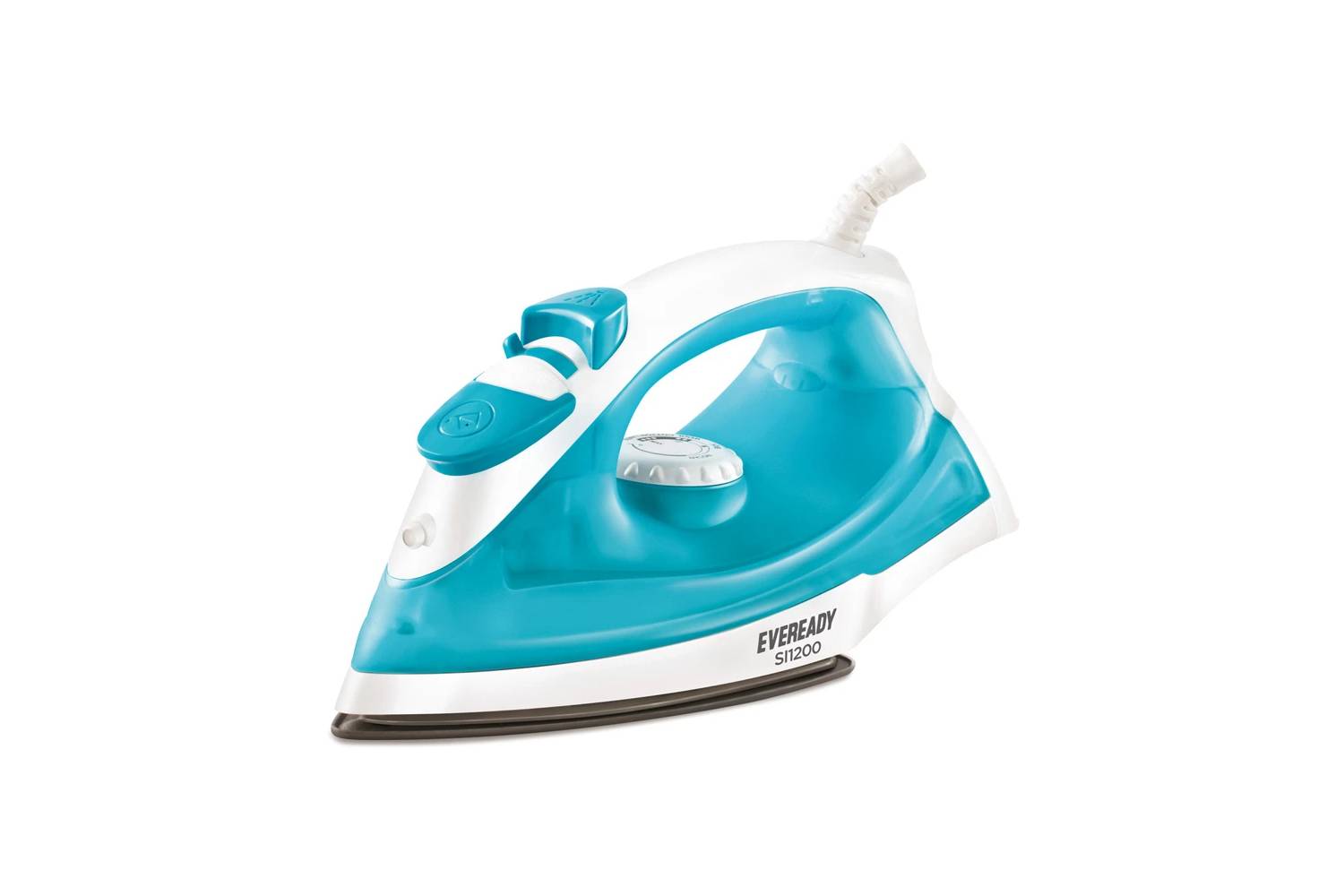 Eveready SI1200 1200-Watt Steam Irons (White with Blue)