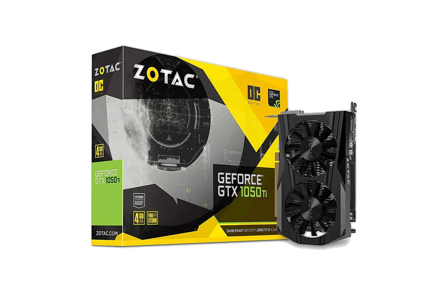 Zotac GeForce GTX 1050 Ti OC 4GB Graphics Card
