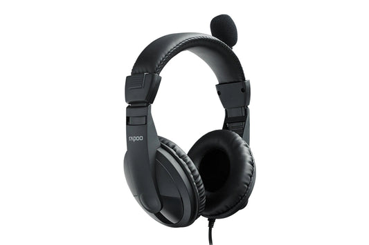 Rapoo H150 Stereo Sound USB Port Headphone-Headsets-RAPOO-computerspace