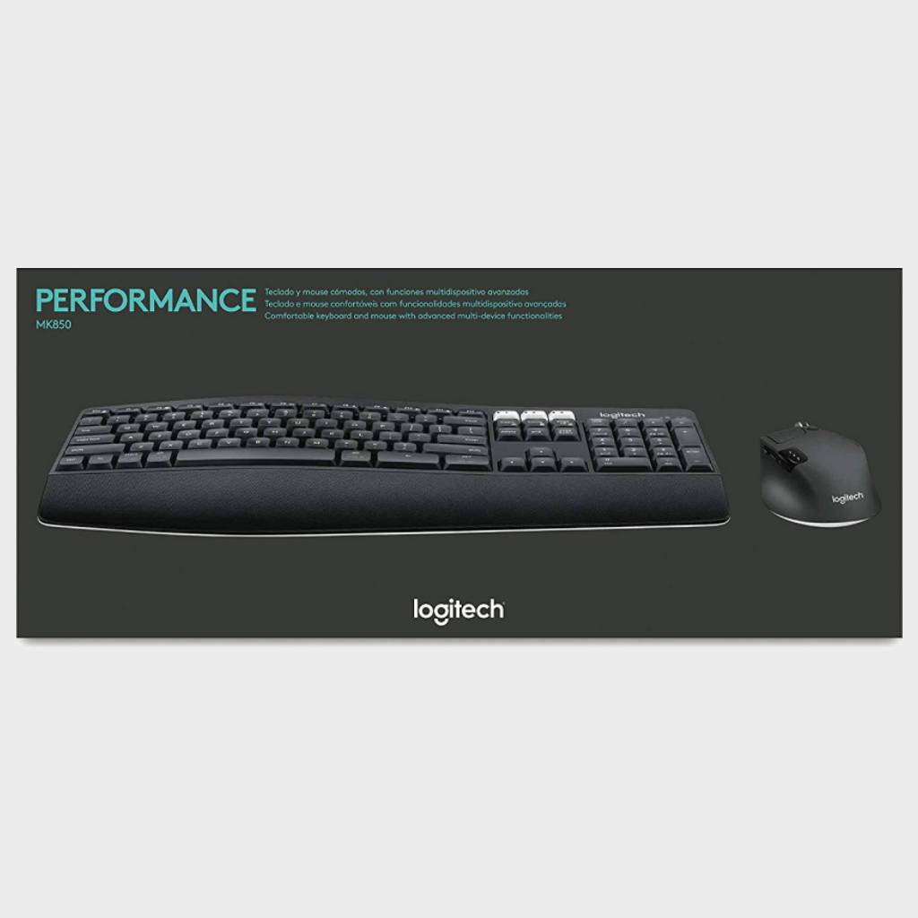 Logitech Mk Logitech MK850 Performance Wireless Keyboard and Mouse Combo ...