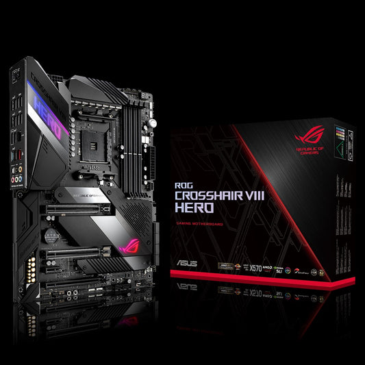 ASUS ROG Crosshair VIII Hero AMD X570 ATX gaming motherboard