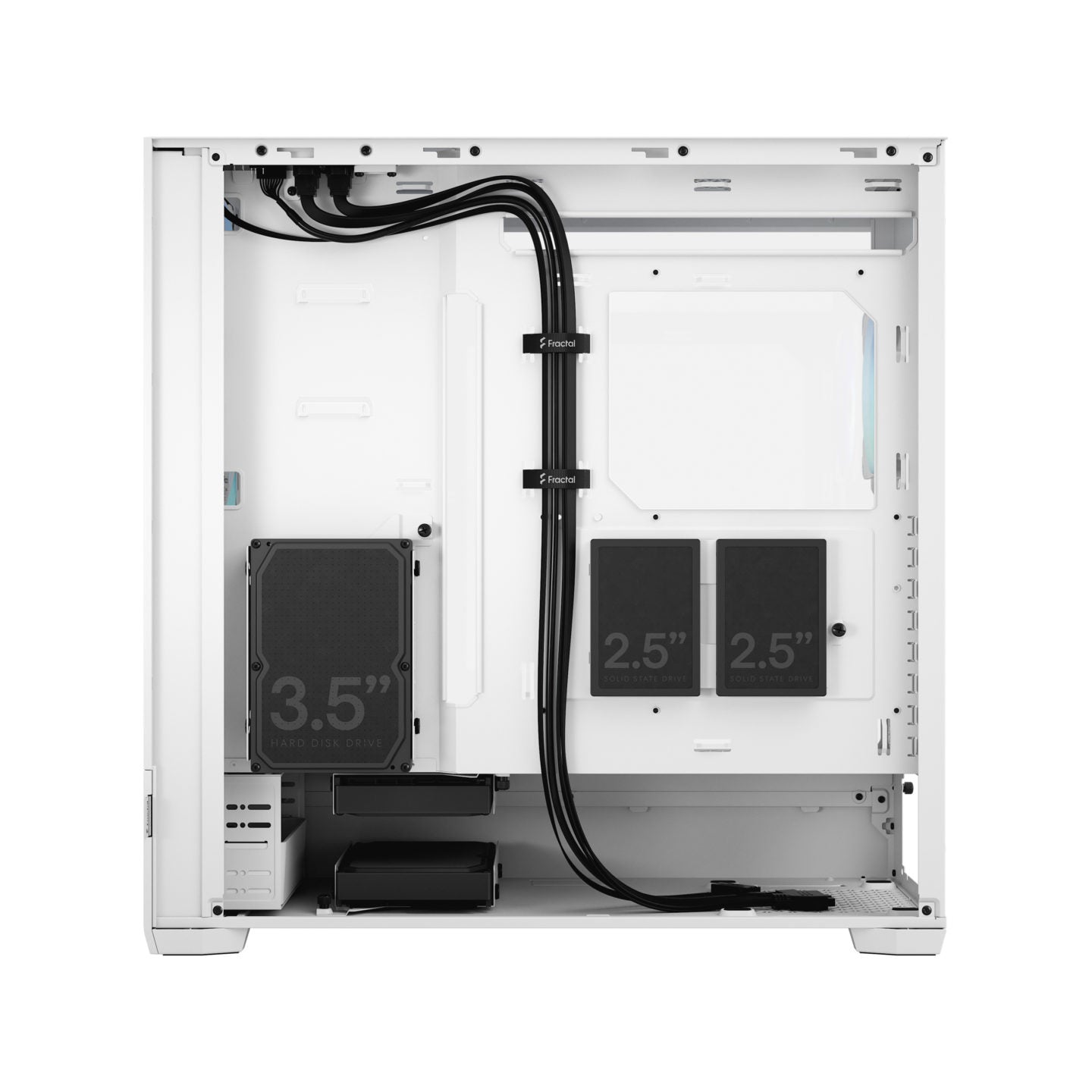 Fractal Design Pop XL Air RGB White Tempered Glass Clear Tint E-ATX Computer Case - (FD-C-POR1X-01)-Cabinet-Fractal-computerspace