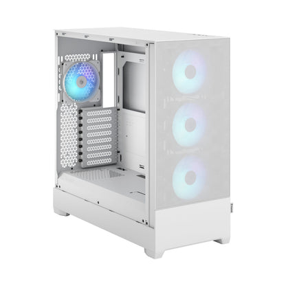 Fractal Design Pop XL Air RGB White Tempered Glass Clear Tint E-ATX Computer Case - (FD-C-POR1X-01)-Cabinet-Fractal-computerspace