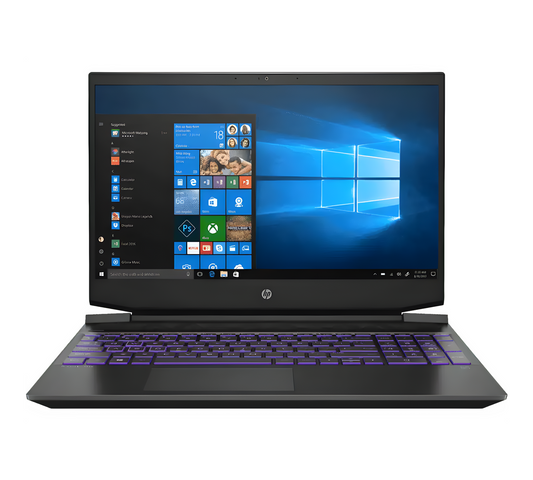 HP Pavilion Gaming 5th Gen AMD Ryzen 5 Processor 15.6 inches(39.6cm) FHD Gaming Laptop (8GB/512GB SSD/144 Hz/Windows 10 Home/MS Office/NVIDIA GTX 1650 4GB/Shadow Black), 15-ec2008AX laptop