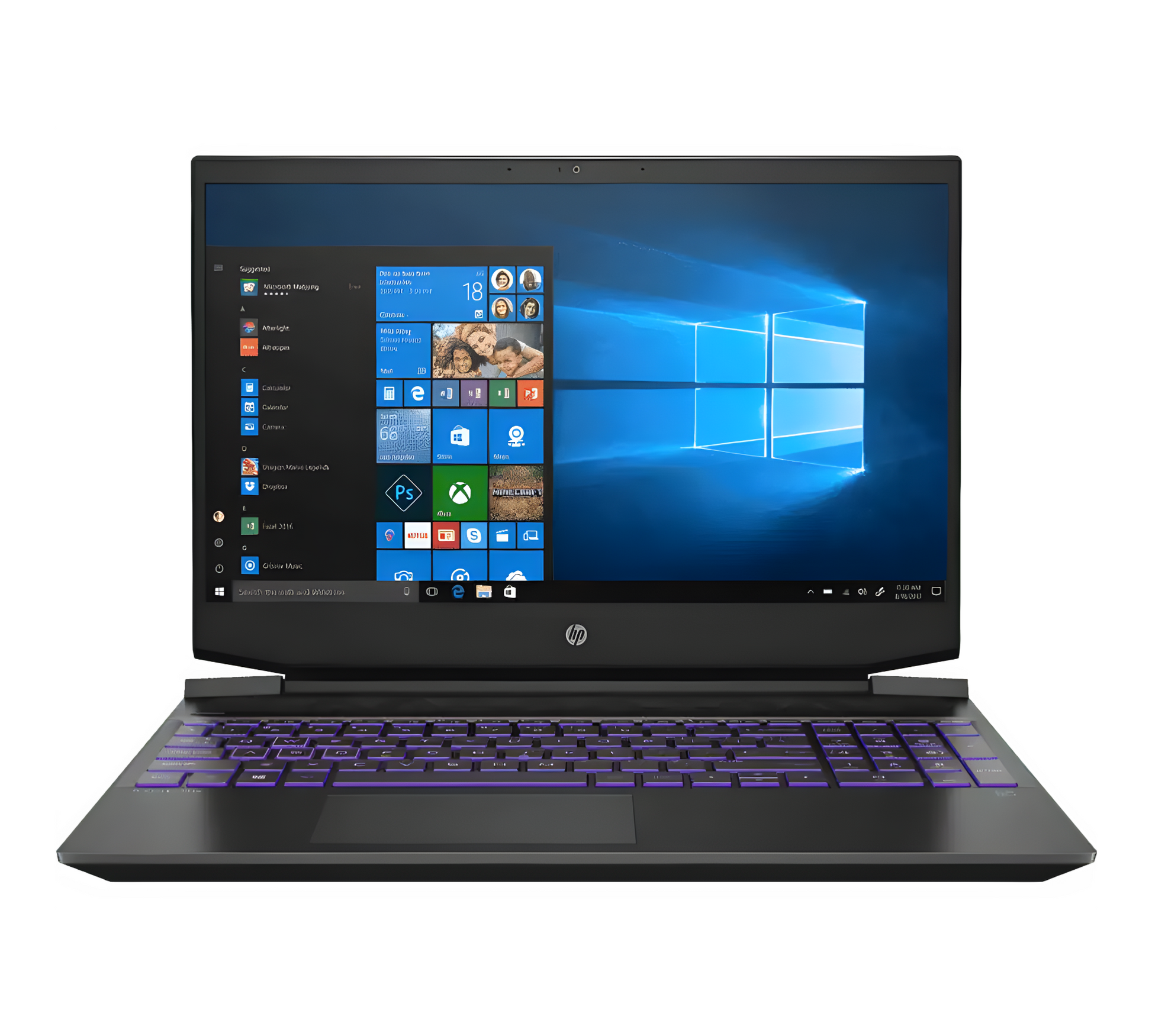 HP Pavilion Gaming 5th Gen AMD Ryzen 5 Processor 15.6 inches(39.6cm) FHD Gaming Laptop (8GB/512GB SSD/144 Hz/Windows 10 Home/MS Office/NVIDIA GTX 1650 4GB/Shadow Black), 15-ec2008AX laptop-Laptops-HP-computerspace