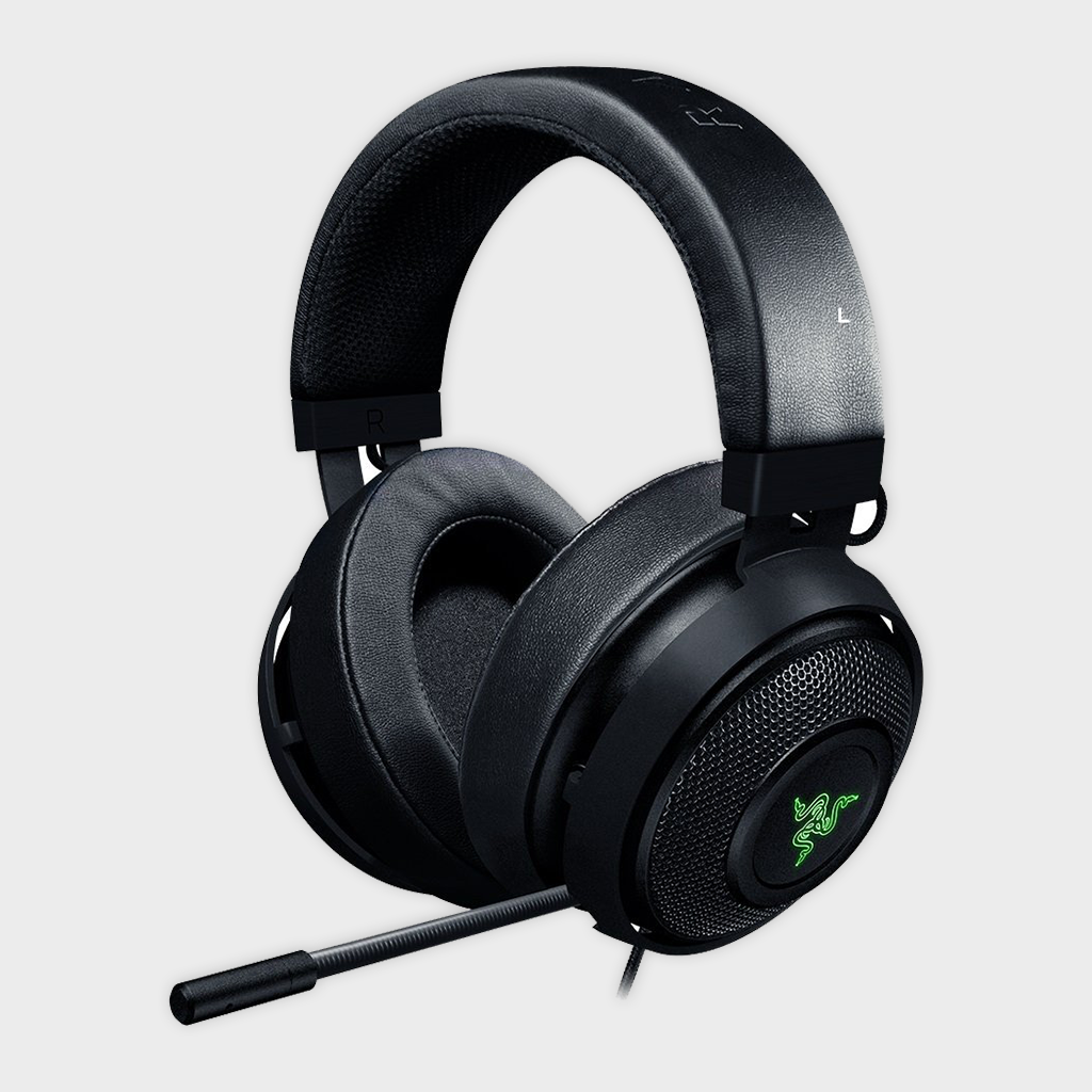 Razer Kraken 7.1 V2 Digital Gaming Headset Black Oval Ear Cushions