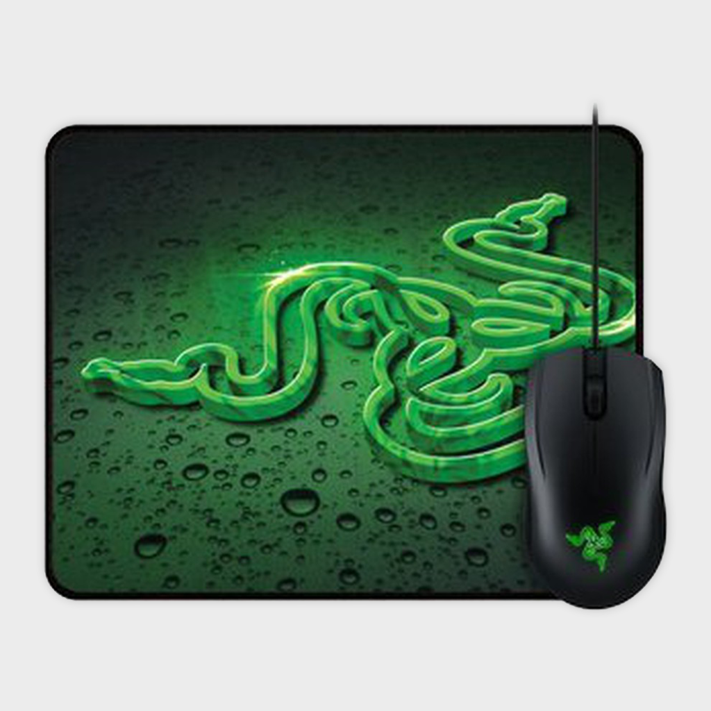 Razer - Abyssus 2000 Gaming Mouse with Goliathus Control Fissure Mouse Mat (Black)