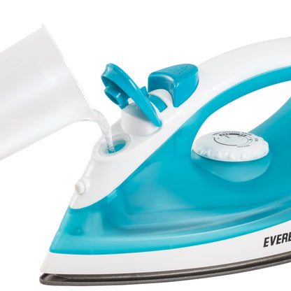Eveready SI1200 1200-Watt Steam Irons (White with Blue)