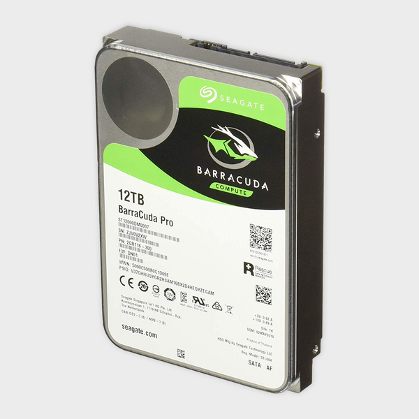 Seagate 12TB BarraCuda Pro 7200RPM SATA 6GB/s 256MB Cache 3.5-Inch Internal HDD