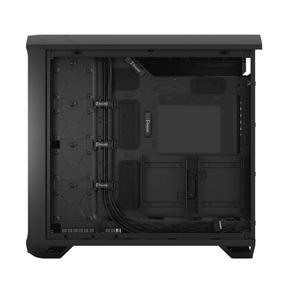 Fractal Torrent Black TG ( Transparent Glass ) Dark Tint Cabinet