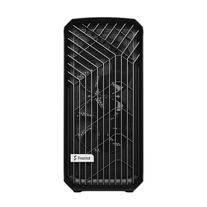 Fractal Torrent Black TG ( Transparent Glass ) Dark Tint Cabinet