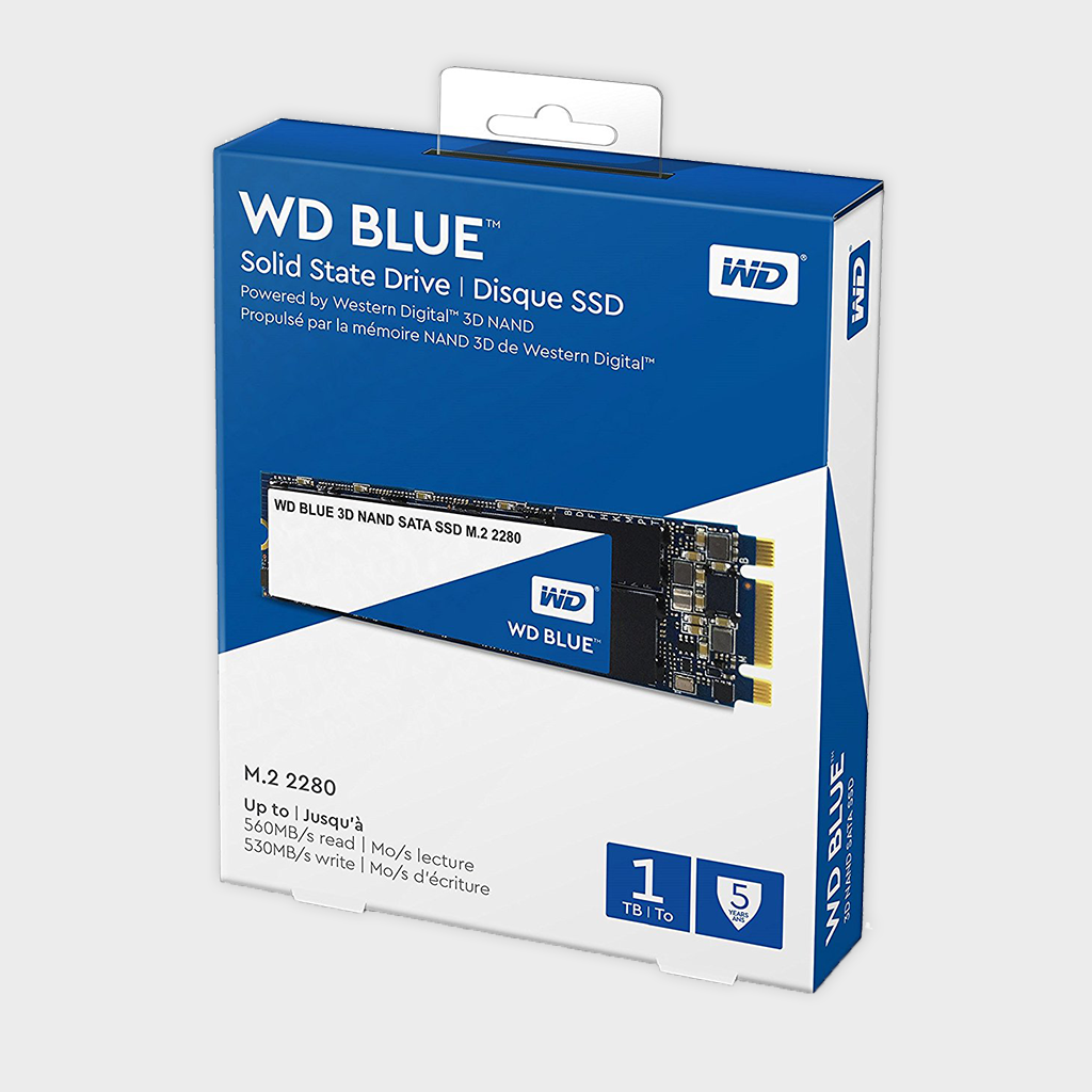 WD Blue 3D NAND 1TB PC M.2 SSD (WDS100T2B0B)