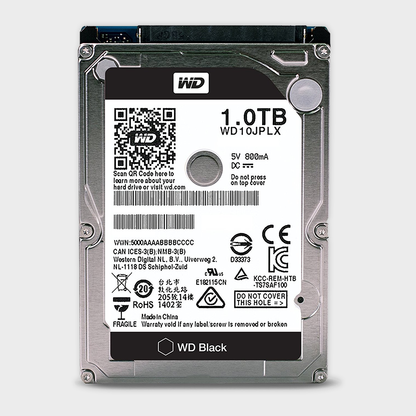 WD Caviar Black 1TB Internal Hard Drive (WD10JPLX