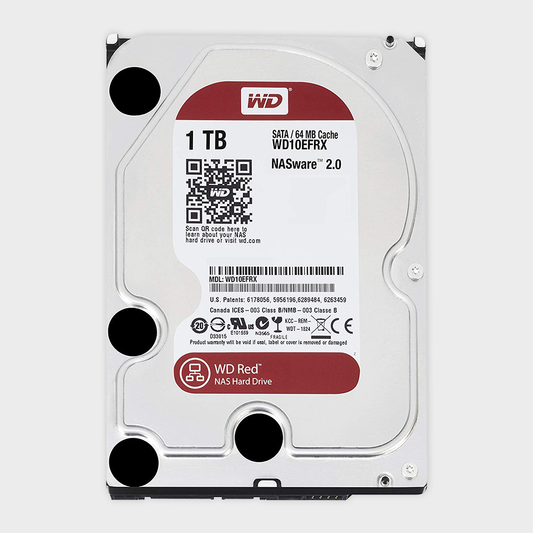 WD Red 1TB Internal NAS Hard Drive (WD10EFRX)