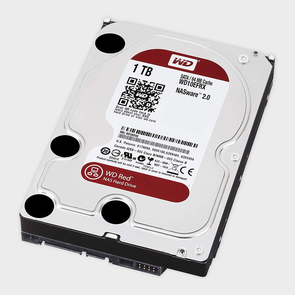 WD Red 1TB Internal NAS Hard Drive (WD10EFRX)