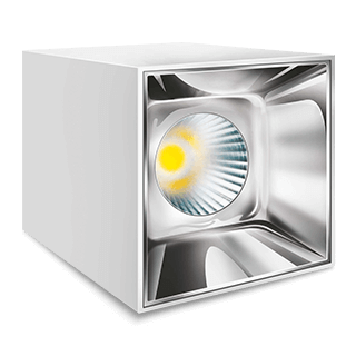 Wipro Garnet Square Surface COB 12W DB22027 Lumens (lm) 960-SURFACE COB-Wipro-computerspace